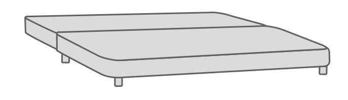 Futon rozložený jako lehátko
